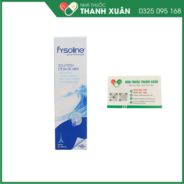 Dung dịch nước muối biển đẳng trương Fysoline Isotonic Spray